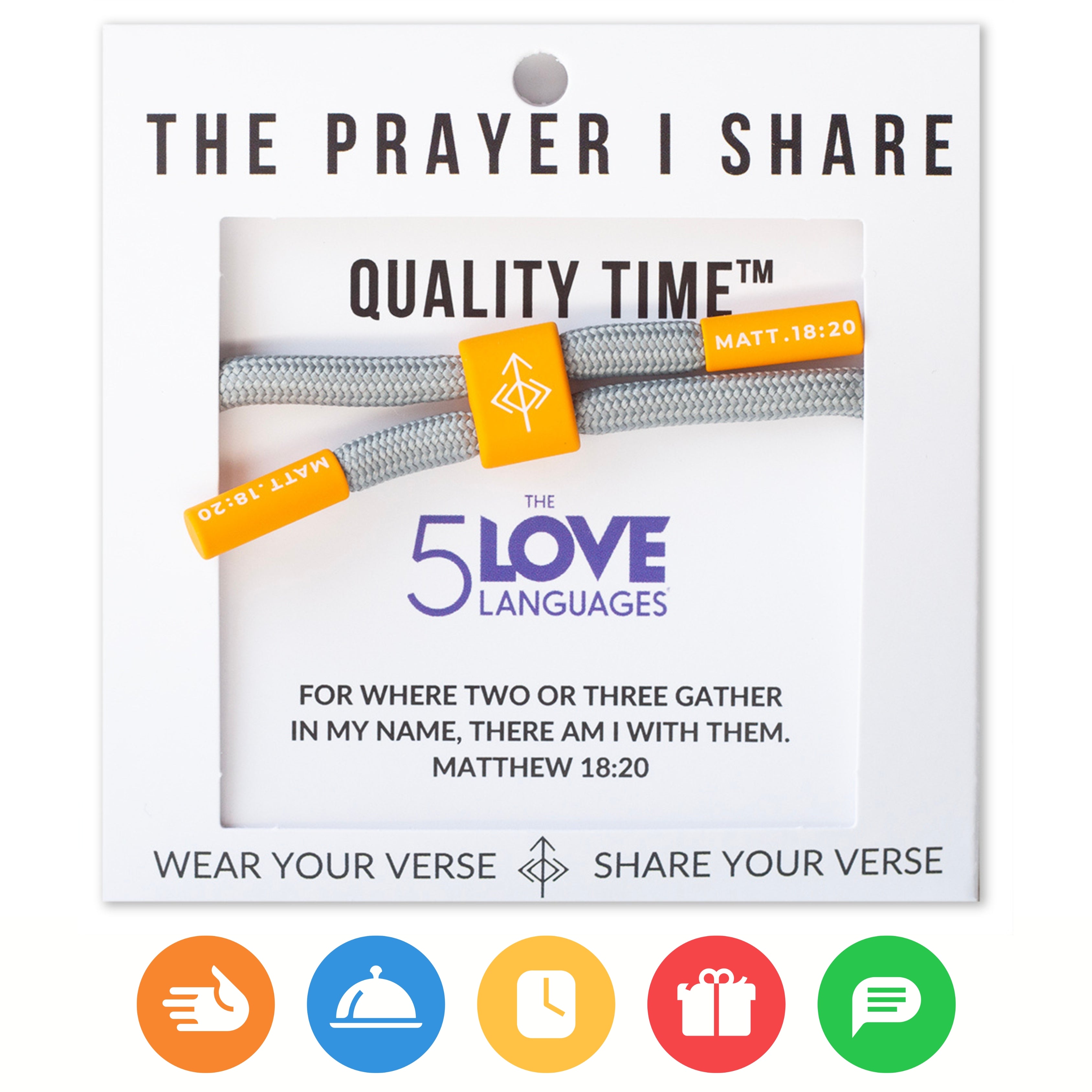 The LOVE LANGUAGE™ Collection, Quality Time, Matthew 18:20