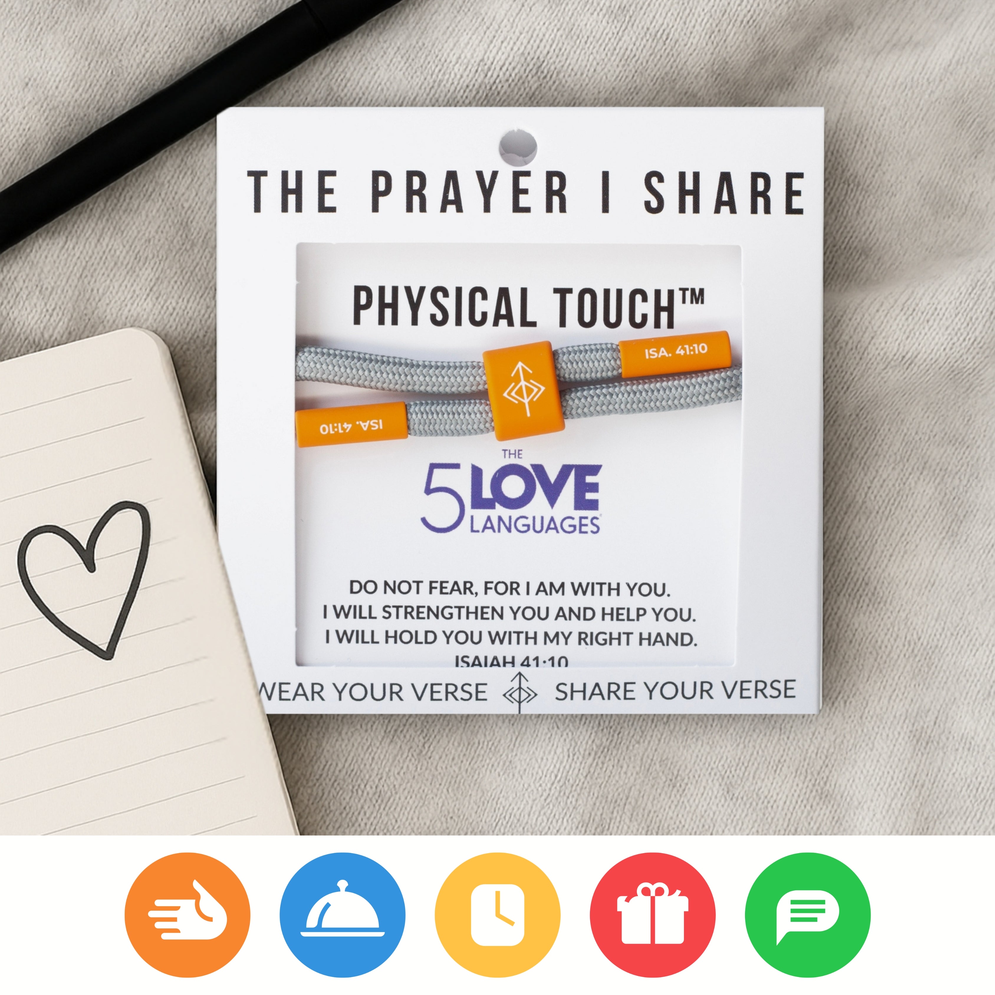 The LOVE LANGUAGE™ Collection, Physical Touch, Isaiah 41:10