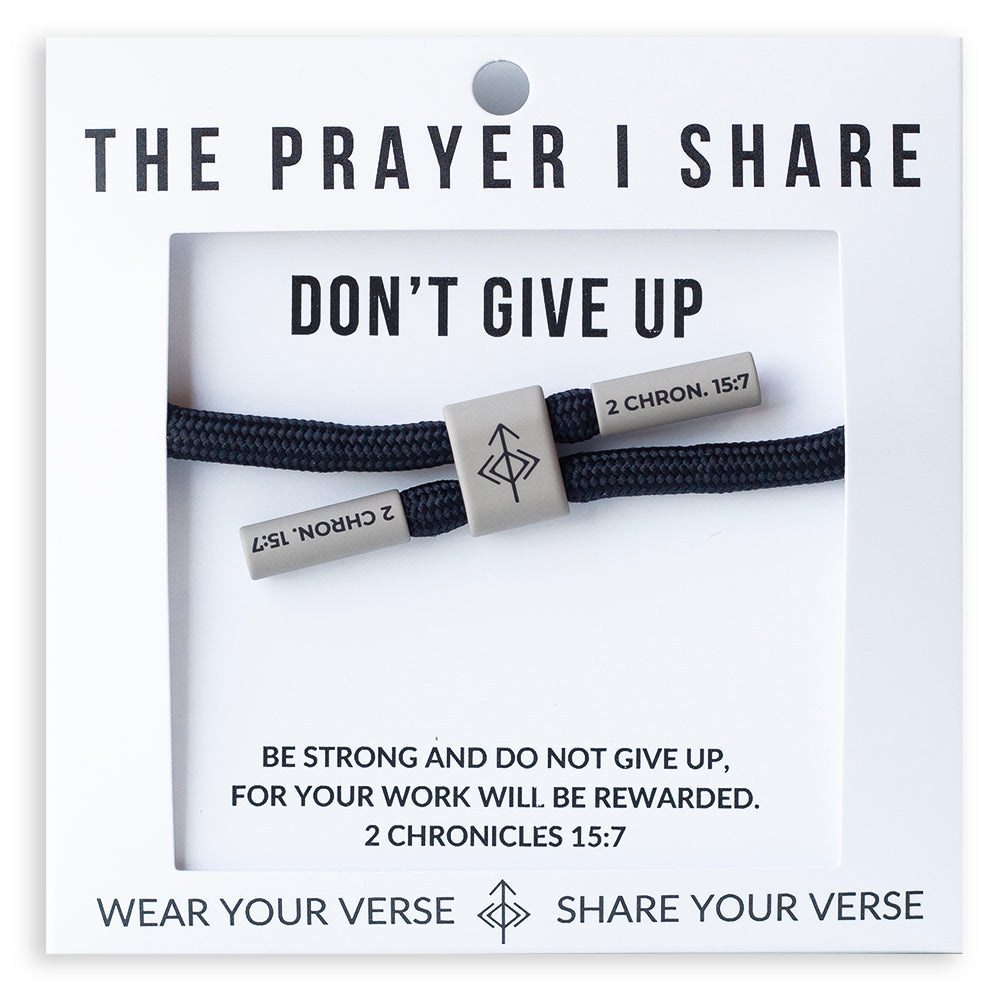 Don't Give Up, 2 Chronicles 15:7