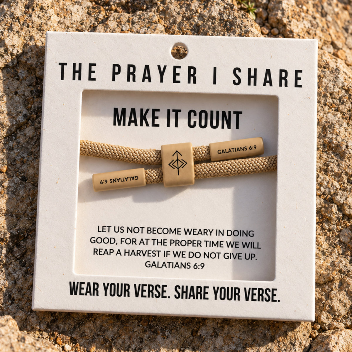 Make It Count, Galatians 6:9