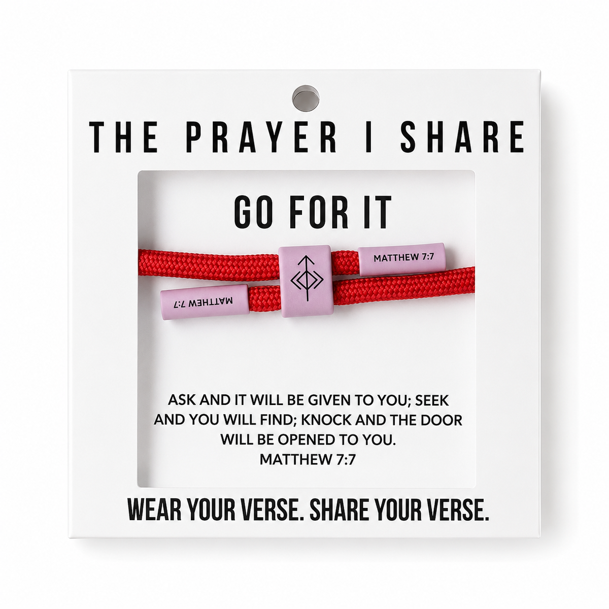 Go For It, Matthew 7:7