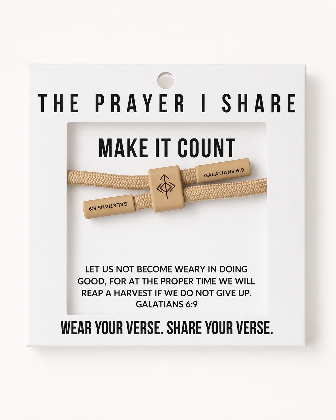 Make It Count, Galatians 6:9